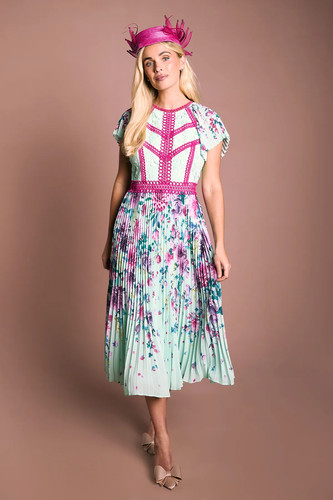 Coast sage fit flare dress - sage,