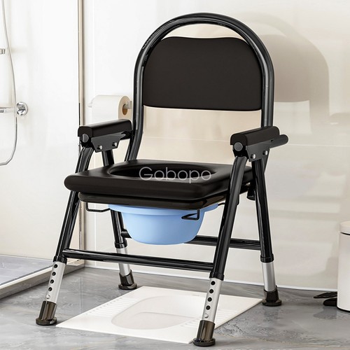 Foldable commode chair shower - commode,