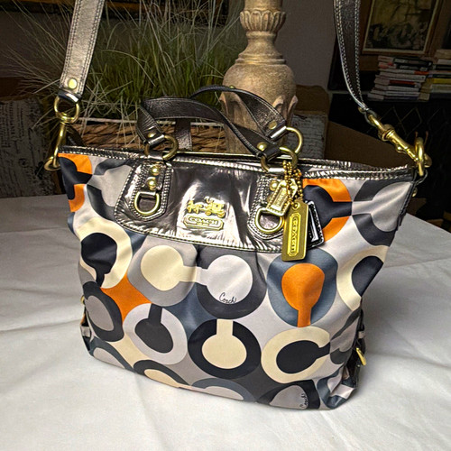 Coach geometric satchel top - satchel,