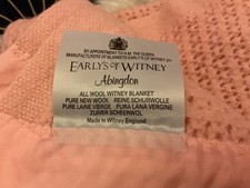 Early's Of Witney Abingdon Pure New Wool Witney Blanket  180 x 230 cm 71" x 91"