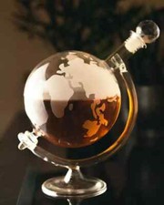 Glass globe drinks decanter - glass,