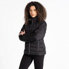 Dare 2b Women's Reputable II Recycled Padded Padded Jacket - Black