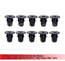 10 X Hood Fender Screw Clip