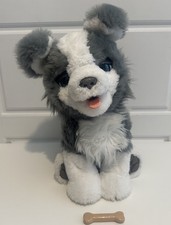 FURREAL FRIENDS RICKY THE TRICK-LOVIN INTERACTIVE PUP With BONE