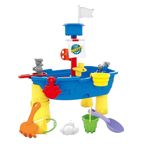 Sand and water play boat - and,