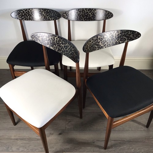 Set four upcycled jentique - set, of