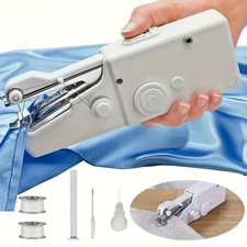Mini Handheld Cordless Sewing Machine Hand Held Thread Stitch Clothes Portable