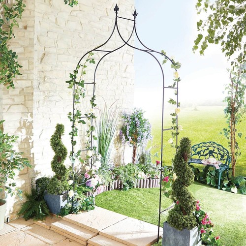 Metal garden arch trellis - metal,