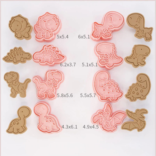 8pcs cartoon cookie cutters - 8pcs,