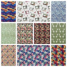 NEW ASSORTED POLYCOTTON FABRIC