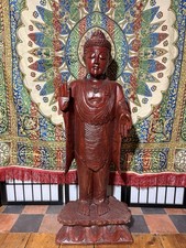 Large Hand Carved Vintage