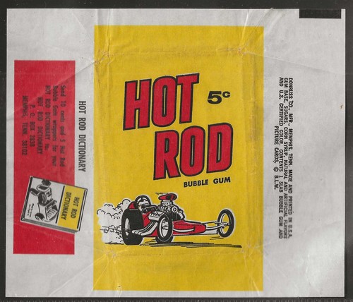 Donruss wrapper 021 hot - wrapper-#021-, rod