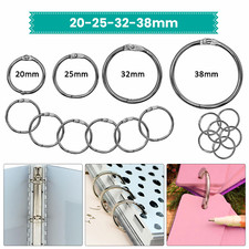 2-20pcs Metal Silver Binding