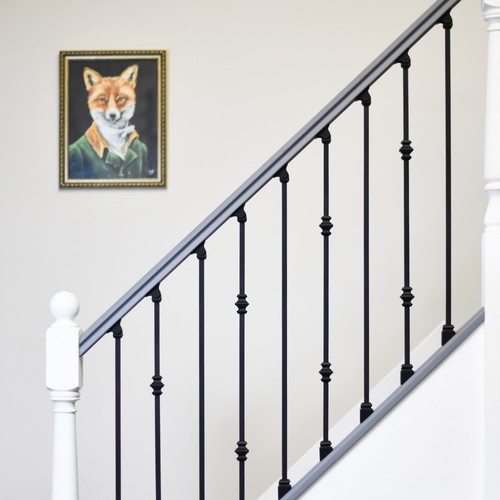 Enfield black steel stair - enfield,