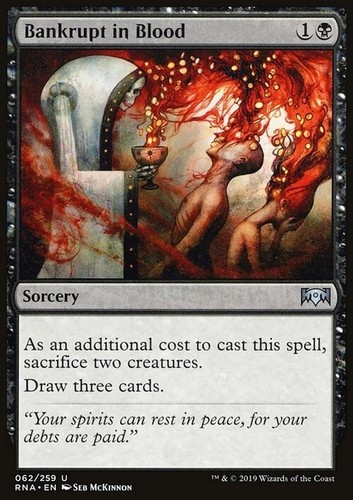 Bankrupt blood ravnica - blood, ~