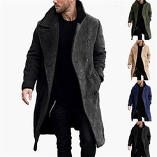 Mens Woolen Trench Coat