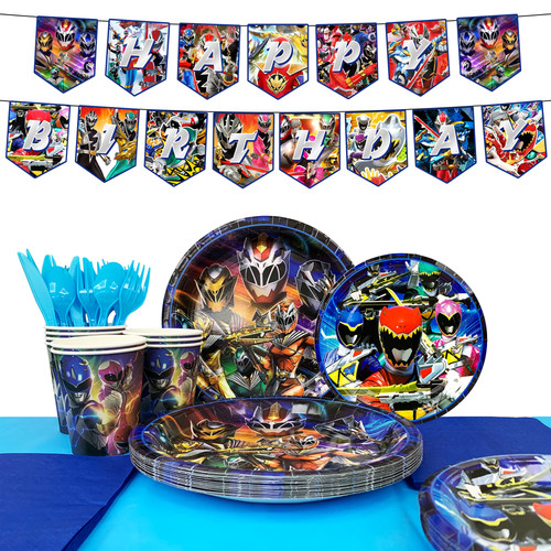 Power rangers party - power,