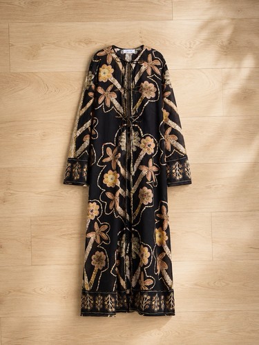 Studio floral tie kaftan - h&m,