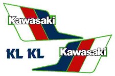 Kawasaki KL250 Decals for