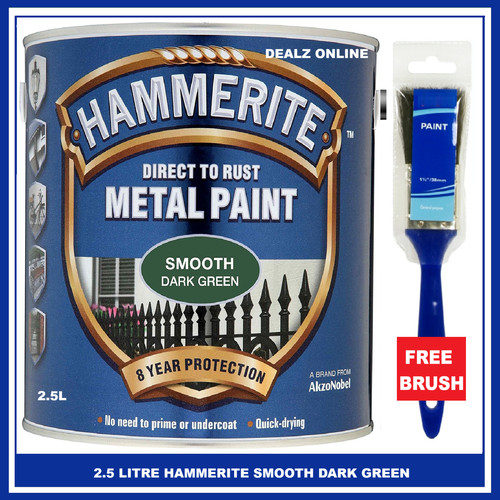 Hammerite smooth dark green - smooth,