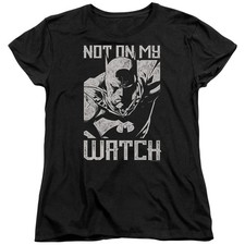 Batman Watch Womens T Shirt Black