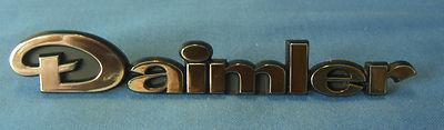 Daimler boot badge fits xj6 - badge, &