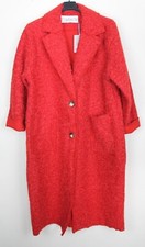 Ladies Lagenlook Winter Soft 2 Pocket Button Fastening Collar Warm Coat Jacket