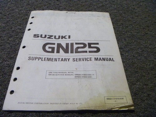 1992 suzuki gn125 gn125en - 1992,