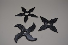 3x Plastic Ninja Throwing Stars – Safe, Stylish & Skill-Perfecting