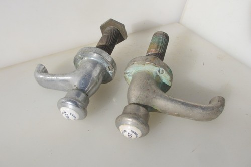 Victorian brass taps old - victorian,