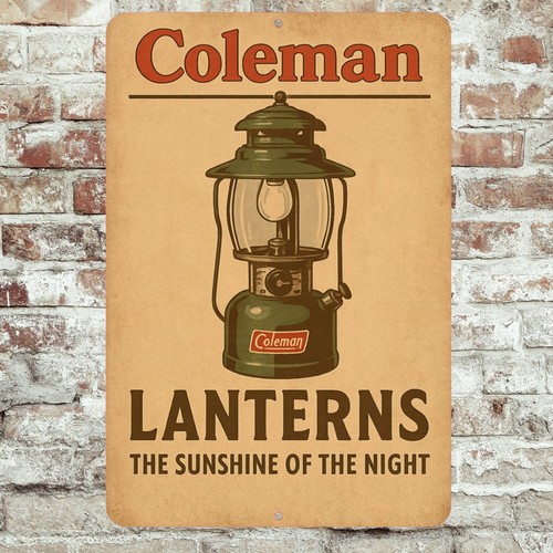 Vintage coleman lantern metal - coleman,