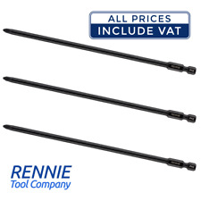 3 Pack x PH2 177mm Autofeed Screwdriver Bits For Makita DFR750 DFR750RME BFR750