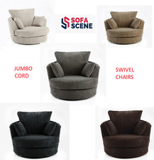 Jumbo Cord Corner Sofa Suite