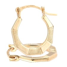 9ct Yellow Gold Creole