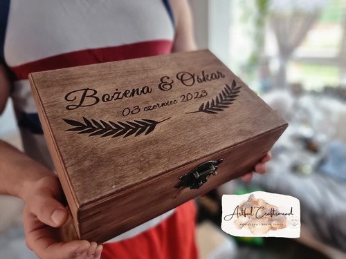 Personalised wooden keepsake - personalised,
