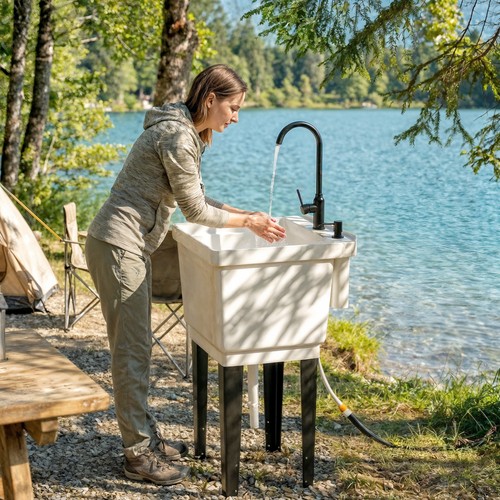 Outsunny utility sink laundry - outsunny,