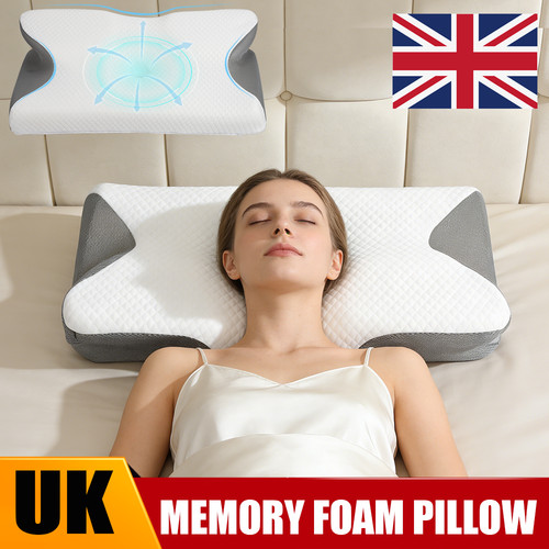 Ergonomic memory foam pillow - foam,
