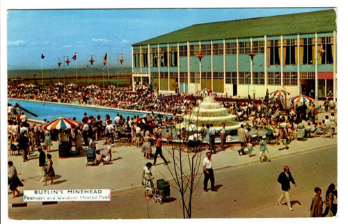 Butlin post card - butlin's,