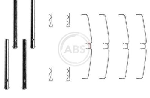 Abs 0907q front rear brake - front, pad