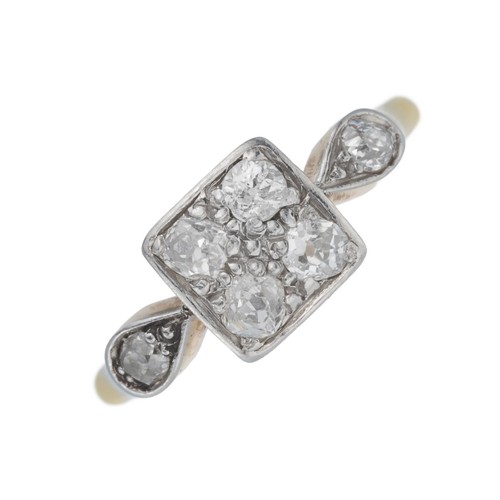 Edwardian 18k gold and - an,