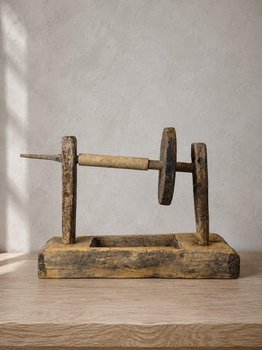 Antique primitive wooden wood - primitive,
