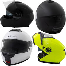 Motorbike Sun Flip Up Visor Helmet Motorcycle Jet Modular
