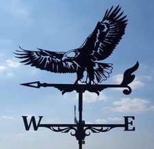 Weathervane Eagle Ornament Wind Vane Weathercock Reven Metal Weather Vane S21