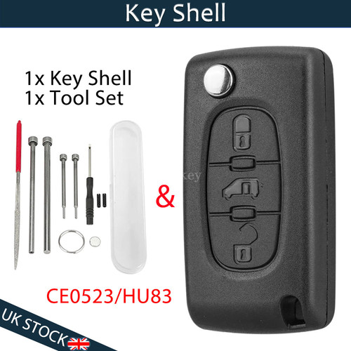 Key fob case button - key,