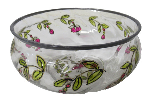 Vintage gilded glass trifle - vintage,