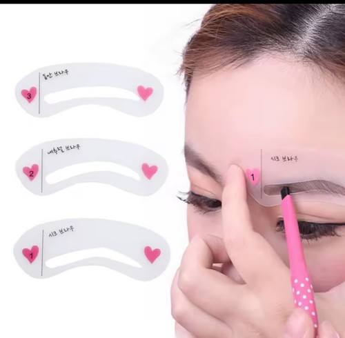 3pcs set eyebrow stencils - 3pcs/set,