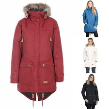 Trespass Clea Womens Waterproof Padded Jacket | Ladies Long Coat with Taped Seam
