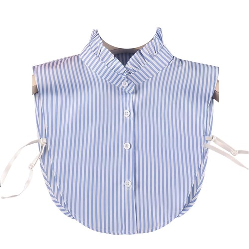 Detachable shirt collar - detachable, blue