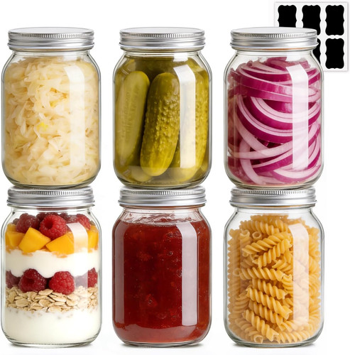 Mason jars with - jars, lids