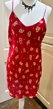 Vintage La Senza Red Silk